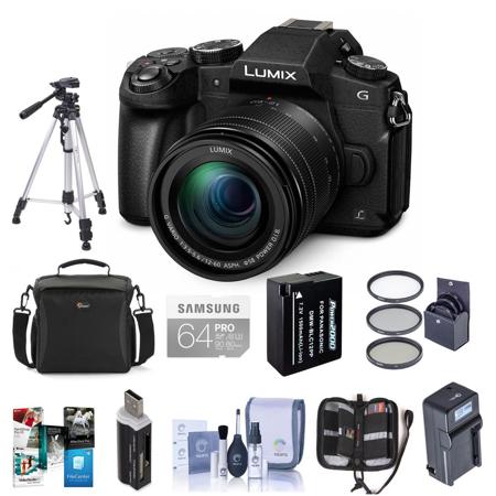 Panasonic Lumix DMC-G85 Mirrorless with 12-60mm OIS Lens and Premium Kit DMC-G85MK  B