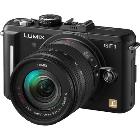 Panasonic Lumix DMC-GF1 13.1MP Camera, G Vario 14-45mm