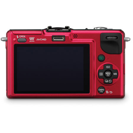Panasonic Lumix DMC-GF2 Digital Camera, Black w/14mm Lens