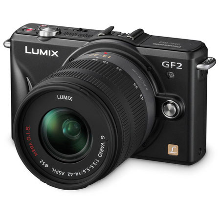 Panasonic Lumix DMC-GF2CK 12.1MP Digital Camera w/14-42,Black