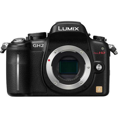 Panasonic Lumix DMC-GH2 Digital Camera Body Only, Black - Bundle