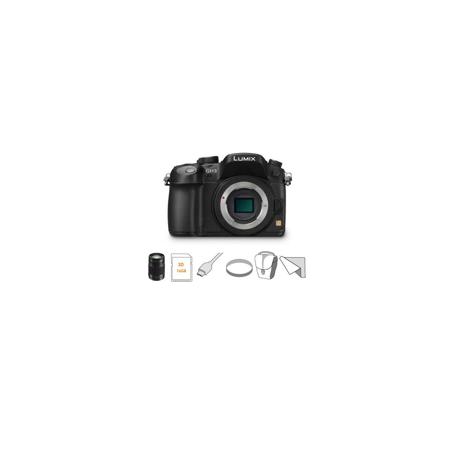Panasonic Lumix DMC-GH3 Mirrorless Digital Camera, Black - Bundle A2