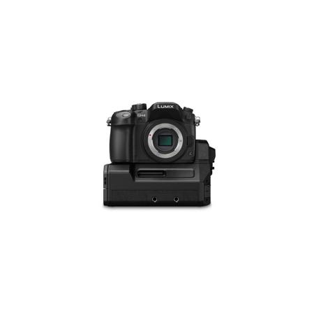 Panasonic Lumix DMC-GH4 Body w/DMW-YAGH Pro Audio Video Interface Unit, Black