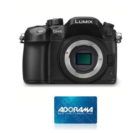 Panasonic Lumix DMC-GH4 Mirrorless Camera w/$200 Gift Card