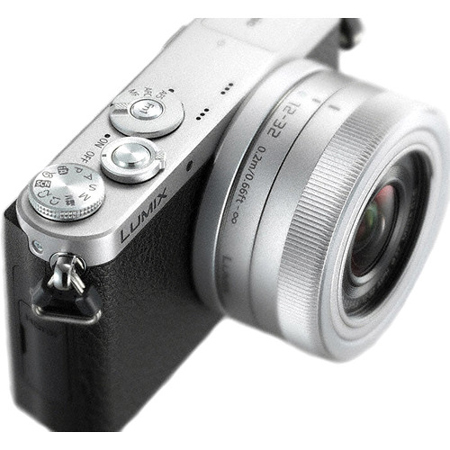 Panasonic Lumix DMC-GM1 Mirrorless Camera w/12-32mm Lens- Silver