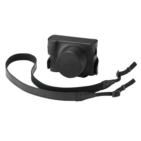 Panasonic DMW-CLX100 Leather Fitted Case for DMC-LX100 Digital Camera, Black