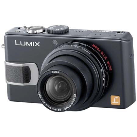 Panasonic Lumix DMC-LX2K Lumix Compact Point & Shoot Digital Camera, 10.4MP, 4x Optical Zoom, 4x Digital Zoom & 2.8" LCD Screen, 16:9 Image Recording, Color Black