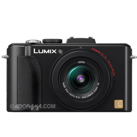 Panasonic Lumix DMC-LX5 Kit, 4GB Card/Case/Tripod Black