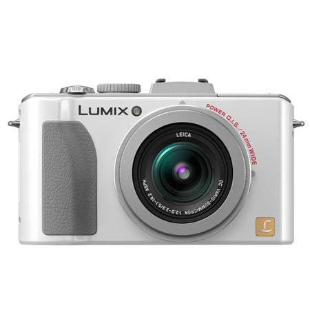 Panasonic Lumix DMC-LX5 10.1MP DSLR Camera, White