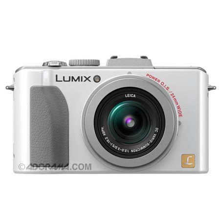 Panasonic Lumix DMC-LX5 Kit 4 GB Card/Case/Tripod White