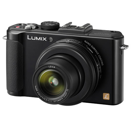 Panasonic Lumix DMC-LX7 10.1 Megapixel Digital Camera with 3.8x24mm Wide-Angle Leica Optical Zoom Lens, 9 FPS High Speed Continuous Shooting, Black