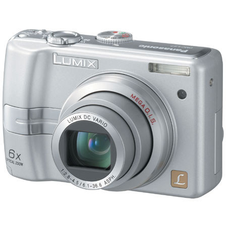 Panasonic Lumix DMC-LZ7K Digital Camera, 7.2 Megapixel, 6x Optical, 4x Digital Zoom, MEGA Optical Image Stabilization and 2.5" LCD Display, Silver Finish