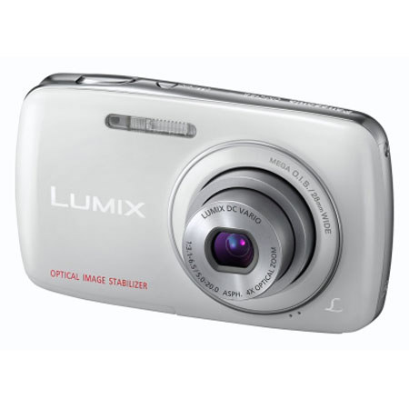 Panasonic Lumix DMC-S3 14.1 MP Digital Camera, 4x Zoom, White