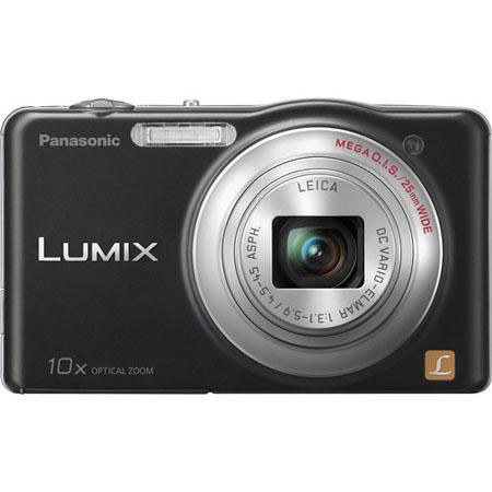 Panasonic Lumix DMC-SZ1 Digital Camera - Black Bundle 4GB