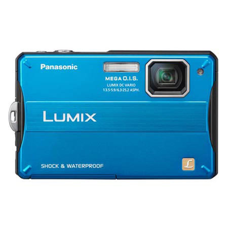 Panasonic Lumix DMC-TS10 Camera with 4x Zoom, Blue