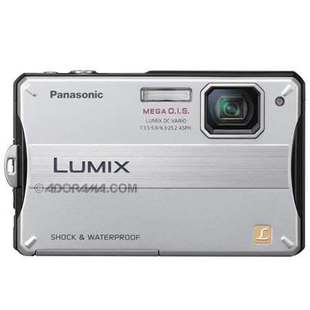 Panasonic Lumix DMC-TS10 Kit 8GB Card/Case, Silver