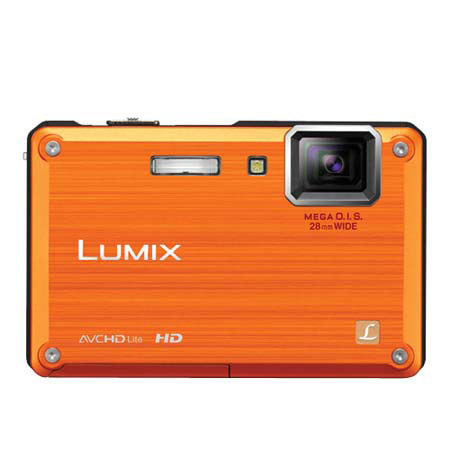 Panasonic Lumix DMC-TS1D 12.1 MP WP Dig Camera, Orange