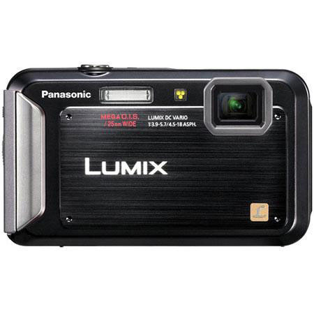 Panasonic LUMIX DMC-TS20 Digital Camera Black Bundle 8GB SD