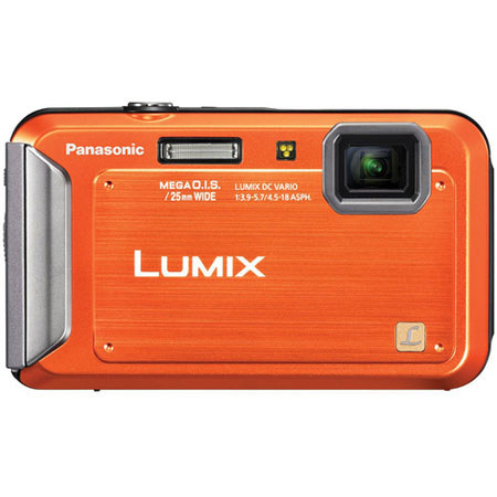 Panasonic LUMIX DMC-TS20 Digital Camera, Orange