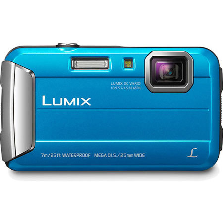 Panasonic Lumix DMC-TS25 Digital Camera, Blue