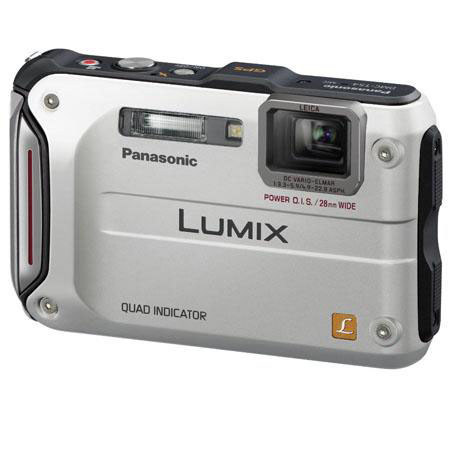 Panasonic LUMIX DMC-TS4 Digital Camera Silver Bundle