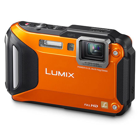 Panasonic LUMIX DMC-TS6 Wi-Fi Enabled Digital Camera, Orange