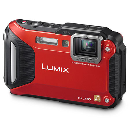 Panasonic Lumix DMC-TS6 Digital Camera, Red