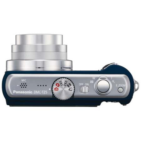 Panasonic Dmc-Tz5 9 Megapixels Digital Camera W/28mm 10X Optical Zoom Blue