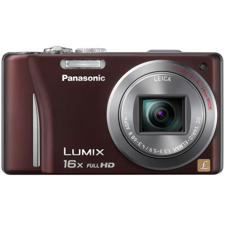 Panasonic Lumix DMC-ZS10 Digital Camera Brown Bundle
