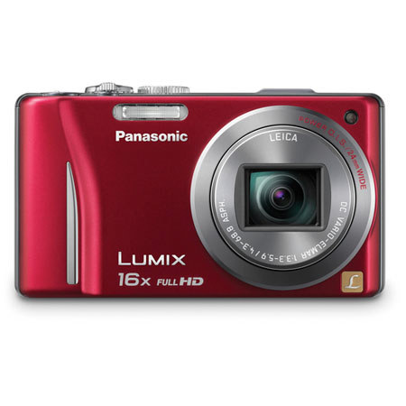 Panasonic Lumix DMC-ZS10 14.1MP Digital Camera, Red