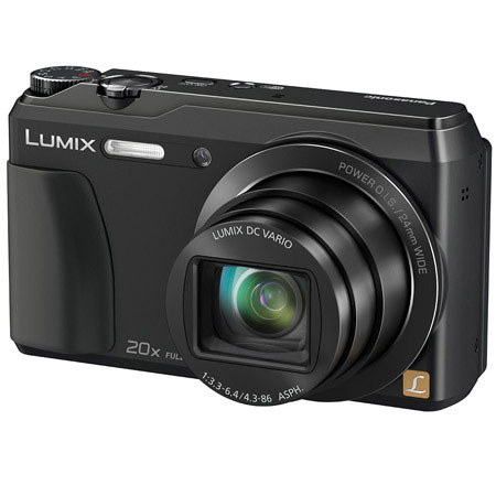 Panasonic Lumix DMC-ZS35 20x Long-Zoom Selfie Digital Camera, Black