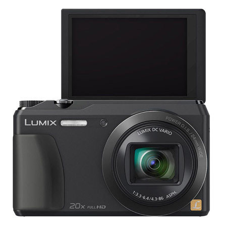 Panasonic Lumix DMC-ZS35 20x Long-Zoom Selfie Digital Camera, Black