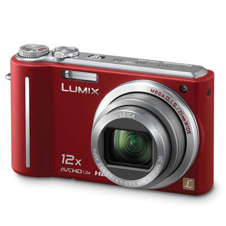 Panasonic Lumix DMC-ZS3R 10.1MP Dg Cam w/TFT LCD,Red