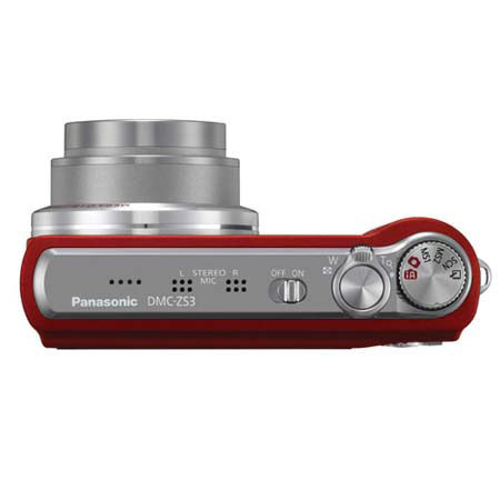 Panasonic Lumix DMC-ZS3R 10.1MP Dg Cam w/TFT LCD,Red