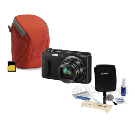 Panasonic Lumix DMC-ZS45 20X Zoom Digital Camera, Black with Basic Acc. Bundle