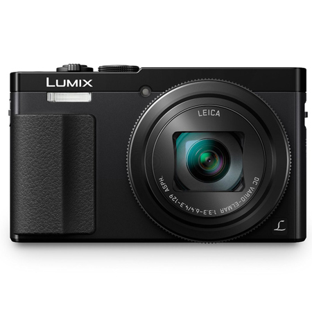 Panasonic Lumix DMC-ZS50 Digital Camera, 12.1MP, Leica 30x Optical Zoom, 3.0" LCD Display, Manual Focus Peaking, Full HD 1080p Video, Wi-Fi, Black
