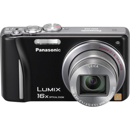 Panasonic Lumix DMC-ZS8 14.1 MP Digital Camera, Black w/4GB, Case & Tabletop Tripod