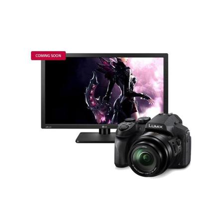 Panasonic Lumix DMC-FZ300 12.1MP Camera W/LG Electronics 27MU67-B 27" 4k Monitor