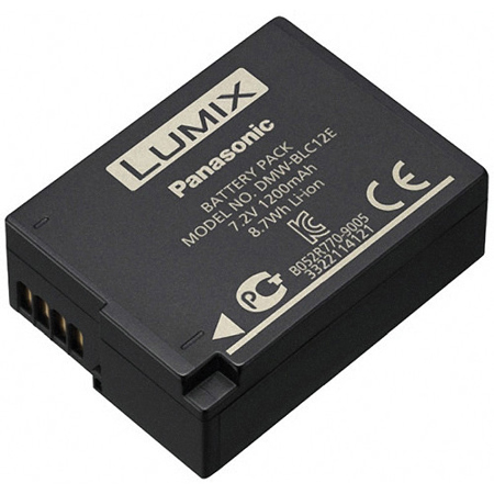 Panasonic DMW-BLC12B Lithium-Ion Battery for DMC-GH2 FZ200 G5 G6