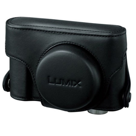 Panasonic Custom Fitted Leather Case w/Tripod Socket Mount f/Panasonic LX Models
