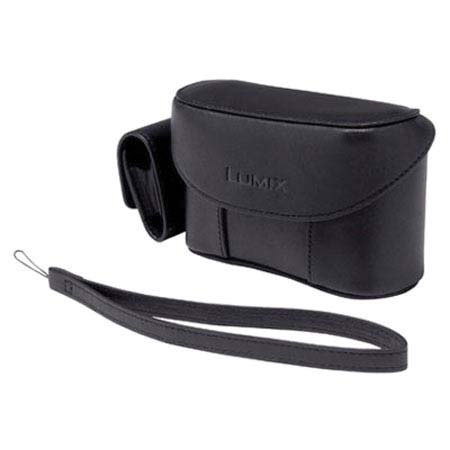 Panasonic Black Leather Carrying Case w/Beltloop f/many Lumix Cameras