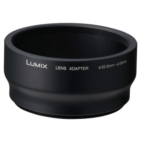 Panasonic DMW-LA2 Conversion Lens Adapter, fits the DMW-LT55, DMW-LW55, DMW-LC55, DMW-LND55 & DMW-LMC55 Lenses on the DMC-FZ7 and DMC-FZ8 Digital Cameras