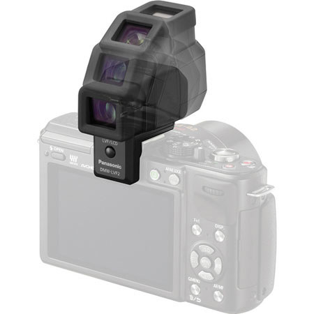 Panasonic DMW-LVF2 External Live Viewfinder for DMC-GX1 and DMC-LX7 Lumix Digital Camera, Tilts 0 to 90Deg.