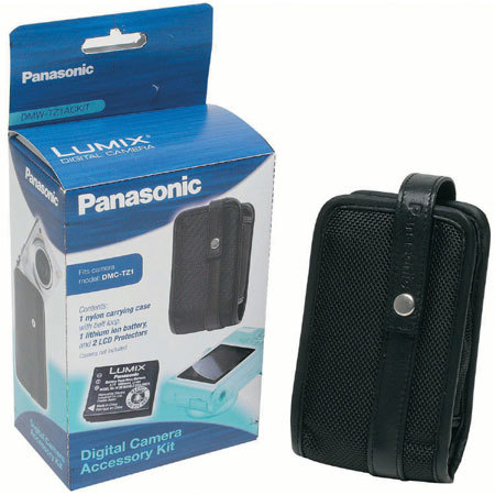 Panasonic Accessory Kit for the DMC-TZ1 Digital Camera, with Case, Battery and Screen Protectors