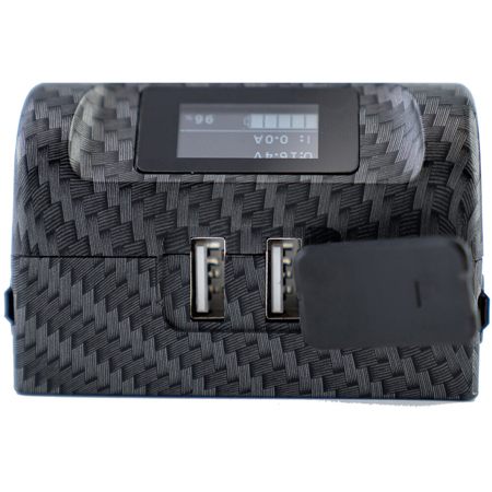 IndiPRO Alpha Series 99Wh V-Mount Li-Ion Battery Kit, Carbon Fiber