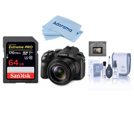 Panasonic LUMIX DMC-FZ2500 Digital Camera With V-Log Accessory Bundle