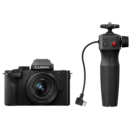 Panasonic LUMIX DC-G100D Camera w/12-32mm Lens & Tripod Grip with
