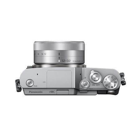 Panasonic Lumix DC-GX850 Mirrorless with 12-32mm OIS Lens, Silver Panasonic Lumix DC-GX850 Mirrorless with 12-32mm OIS Lens, Silver
