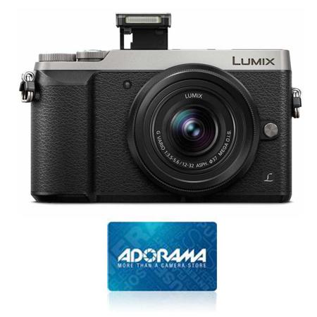 Panasonic Lumix DMC-GX85 Mirrorles Camera w/12-32mm Lens,Silver w/$100 Gift Card