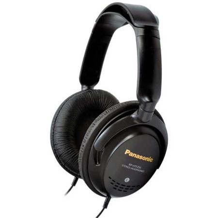 Panasonic RP-HTF295-K Lightweight Over-the-Ear Monitor Headphones, Black